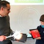 Visita de Inel al colegio y explicación de un futuro sostenible