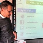 Visita de Inel al colegio, diapositiva de gracias por su atención