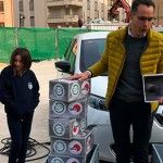 El coche eléctrico en la visita de Inel