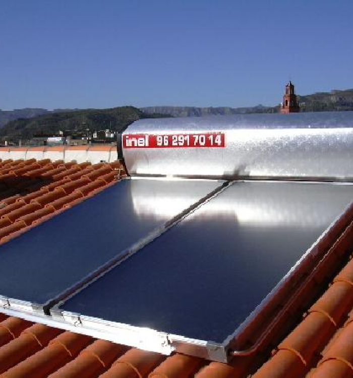 Instalaciones solar térmicas en Valencia, año 2007