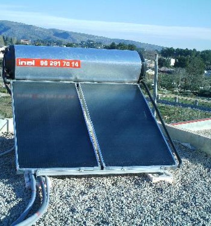 Instalaciones solar térmicas en Valencia, año 2004