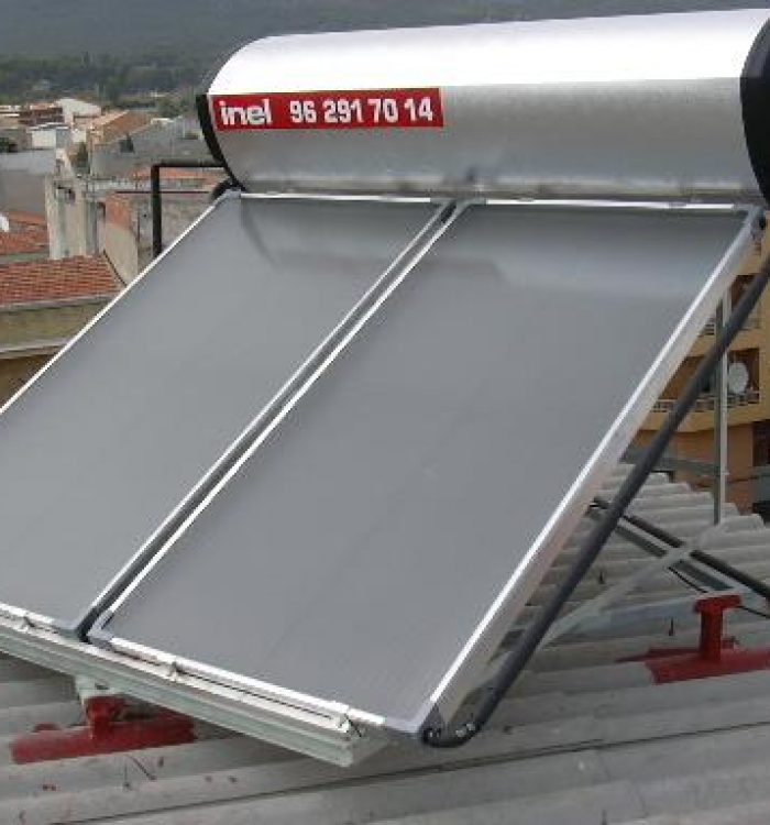 Instalaciones solar térmicas en Valencia, año 2005