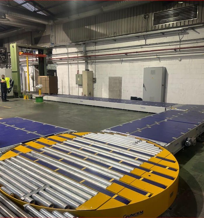 Instalación salida de máquina de Procarton en Madrid