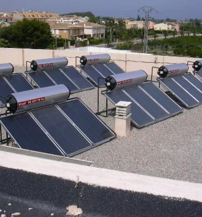 Instalación solar térmica en El Puig
