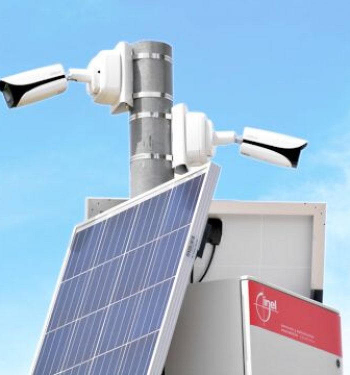 Instalación fotovoltaica aislada para CCTV en Ontinyent (Valencia)