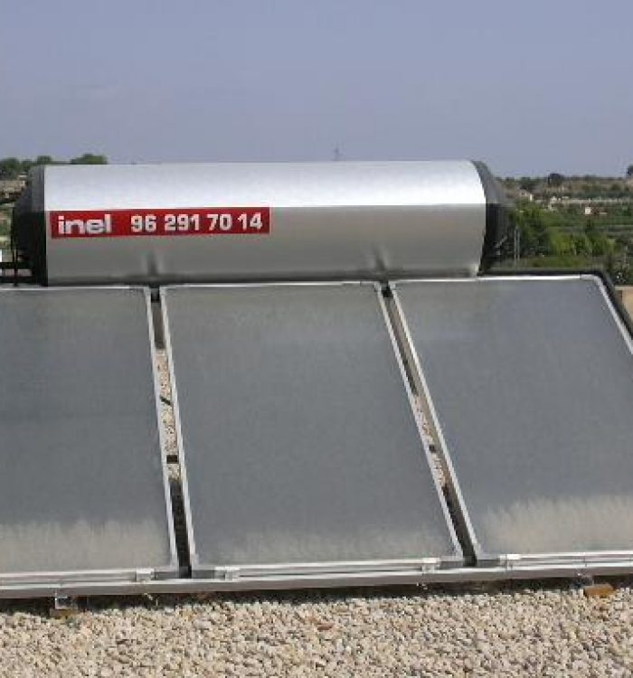 Instalación solar térmica en Ontinyent