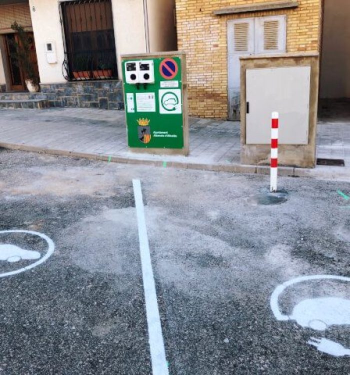 Instalación Punto de Recarga para Vehículo eléctrico en Atzeneta d’Albaida