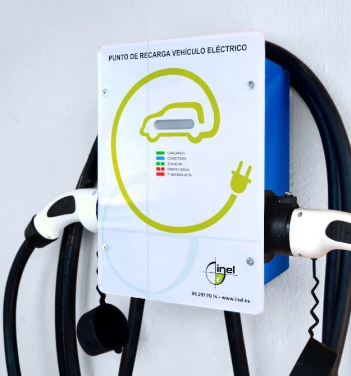 Instalación Punto de recarga vehiculo eléctrico en Ontinyent (Valencia)
